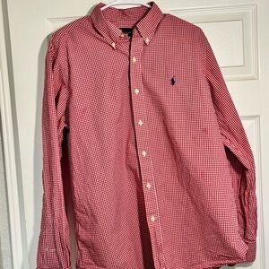 Polo by Ralph Lauren Men's Red Checkered Shirt